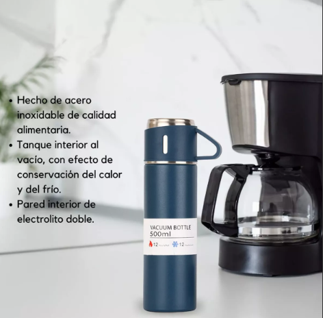 SET TERMO + 3 TAZAS 500ML