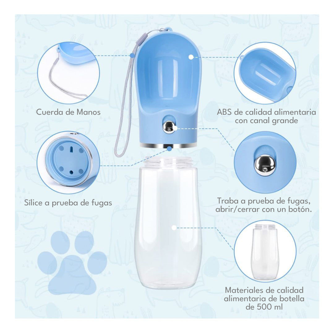 DISPENSADOR PORTÁTIL DE AGUA MASCOTA