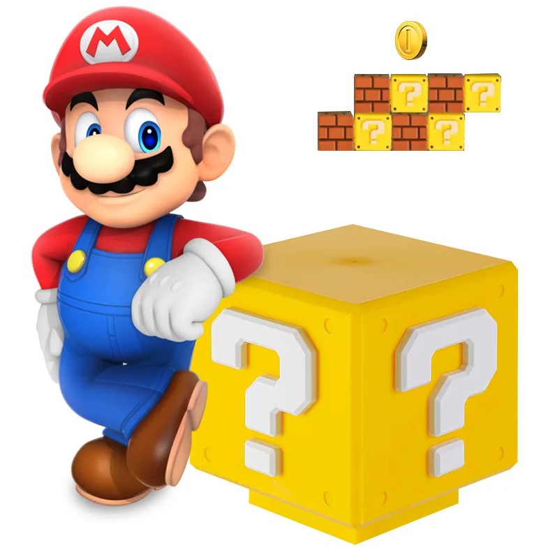 LÁMPARA LED MARIO BROS CUBO