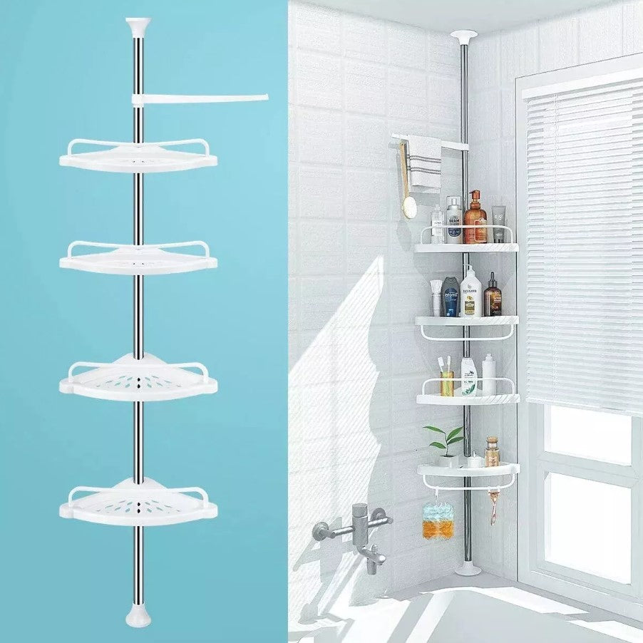 ORGANIZADOR ESQUINERO PARA BAÑO AJUSTABLE