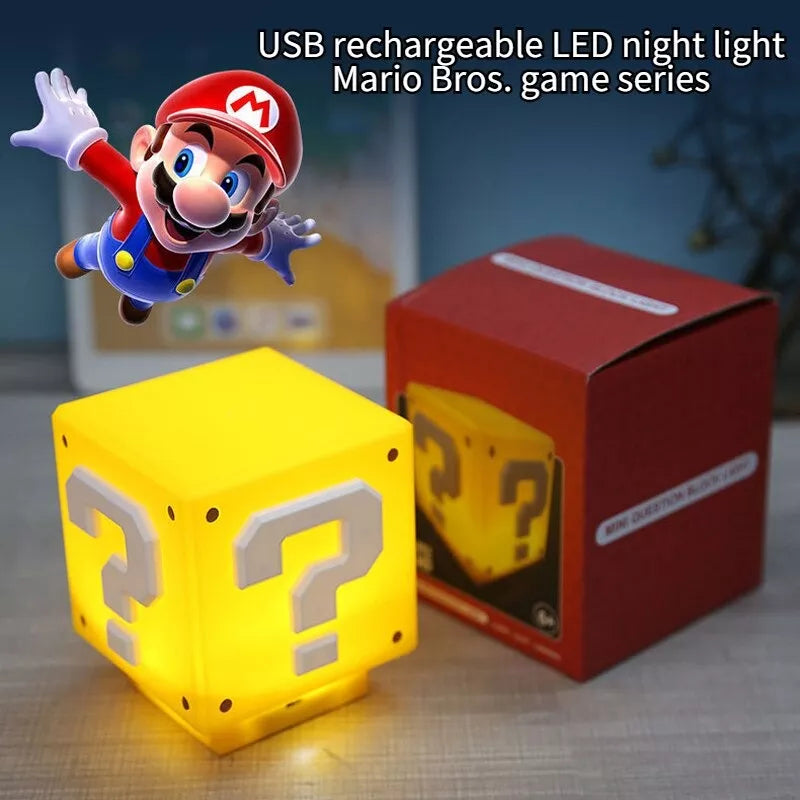 LÁMPARA LED MARIO BROS CUBO